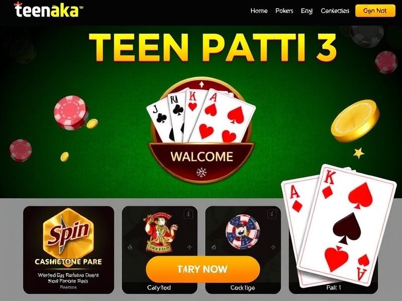 Teen Patti 3 brings the thrill of traditional Indian card games with modern online features.